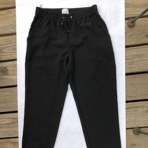 High Waisted Black Wilfred Pants